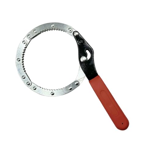 Adjustable Car Oil Filter Wrench, Ergonomics Fuel Filter Removal Tool for 60-75mm, Universal Heavy-Duty Automotive Oil Filters Repair Pliers for Car, Truck, Motorcycle(S) - size: S