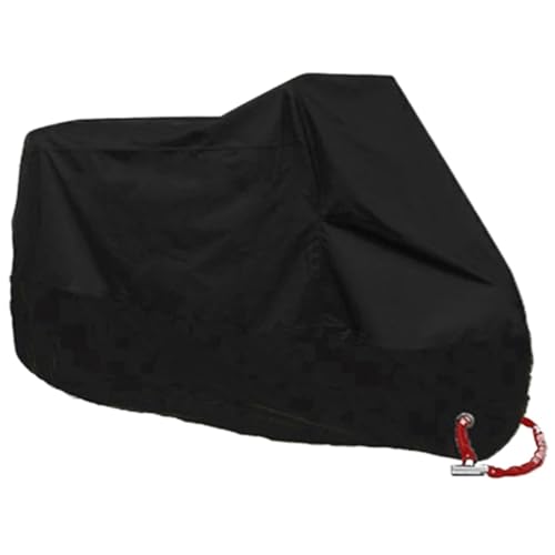 190T Waterproof Motorcycle Covers Motors Dust Rain Snow UV Protector Cover Indoor Outdoor M L XL XXL XXXL 4XL(Black,3X-Large) - color: Black, size: 3X-Large