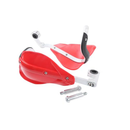 TCT-MOTORPARTS Red 7/8" 22mm Hand Guards Dirt Bike Handguards Fit for KDX200 KLR250 KX250 KLX250 KLX300 SM/R KLX140L CRF XR DRZ - color: Red