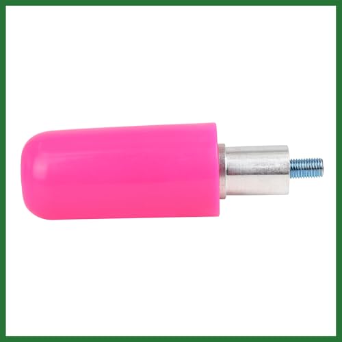 Motoforti Pair 10mm Motorcycle Frame Sliders Universal Extended Anti Crash Protector Cover Pink Long-lasting