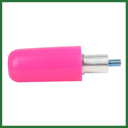 Motoforti Pair 10mm Motorcycle Frame Sliders Universal Extended Anti Crash Protector Cover Pink Long-lasting