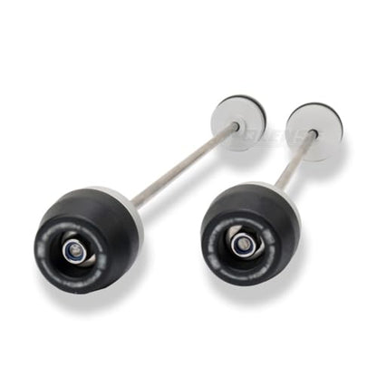 AL-mart Motorcycle Front & Rear Fork Axle Slider Wheel Protector Crash Guard Fits for CFMOTO 800NK/800MT