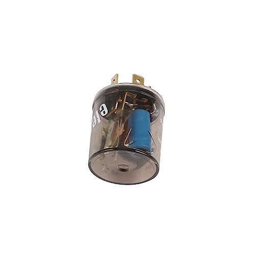 4 pcs 12V 3 Pin Electronic LED Flasher Relay Round Heavy Duty Electronic Turn Signal Light Blinker 3 Prong Turn Signal Flasher Relay - size: 4pcs 3 PIN 20 Amps 12V Flasher