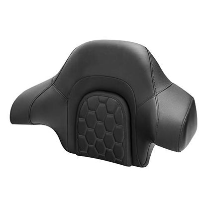 C.C. RIDER Wrap Around King Tour Trunk Backrest fit for Harley Touring Road King Street Glide Road Glide Electra Glide 2014-2024 - color: Passenger Backrest 16#Black