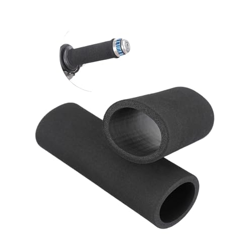 Universal Motorcycle Handlebar Sleeve Grip Foam Anti Slip Vibration Hand Grips Gloves Levers Cover Motorcycle Accessories - color: 2 pairs