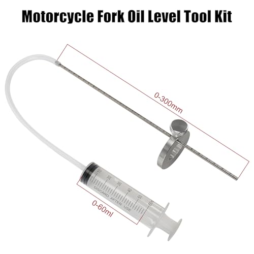 Motorcycle Fork Service Tool Kit - PSLER Fork Spring Compressor, Oil Level and Damper Rod Bleed Tool