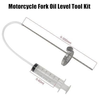 Motorcycle Fork Service Tool Kit - PSLER Fork Spring Compressor, Oil Level and Damper Rod Bleed Tool