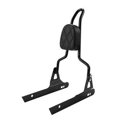 XFMT Motorcycle Black Detachable Sissy Bar Passenger Bcakrest Pad For Harley Dyna Low Rider Street Bob Fat Bob 2006-2017