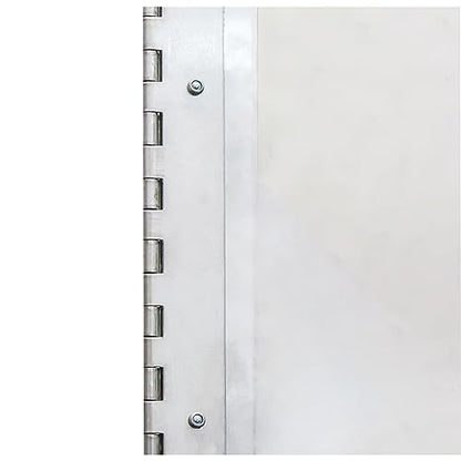 Extreme Max 3005.5278 Hinged Aluminum Trailer Door Slider Plate - 84" - size: 84" x 12"