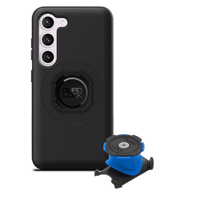 Quad Lock Stem/Handlebar Bike Phone Holder Kit with MAG Phone Case for Samsung Galaxy S23 - size: Samsung Galaxy S23