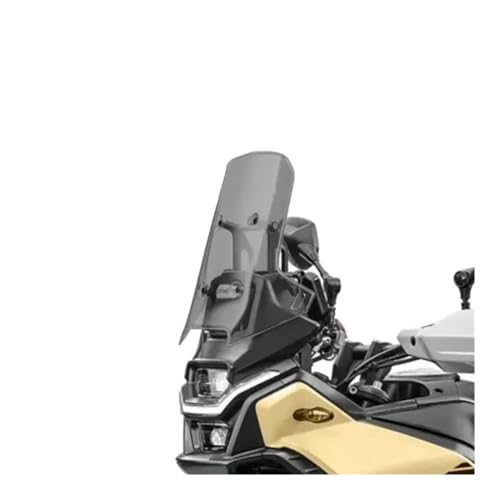 WindScreen Front Screen Wind Deflector Motorcycle Windshield Acrylic Windshield for CF&Moto 450 MT CF 450MT MT450 Front Windshield 450MT Heightened Windshield - color: 45 Gray