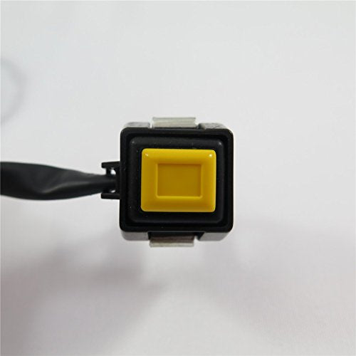 SEMT- Universal Yellow 7/8" Handlebar Starter/Kill Cut Off Stop Switch Push Button Compatible With Motorcycles ATVs Scooters Snowmobiles [B074MJSBH8]