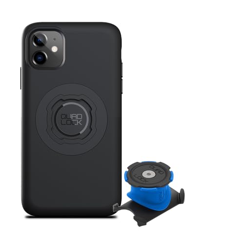 Quad Lock Stem/Handlebar Bike Phone Holder Kit with MAG Phone Case for iPhone 11 - size: iPhone 11