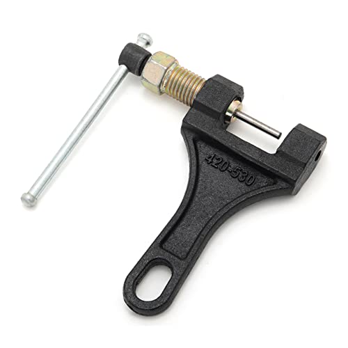 Universal Chain Breaker Riveting Tool Kit for Motorcycle, Dirt Bike, ATV Heavy Duty Tool for 420 520 525 530 Bike Chains