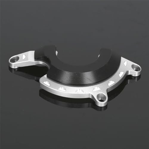 Monkey125 Left Right Engine Cover Protector Slider Compatible with Monkey 125 2022-2024 JB03 3D CNC Motorcycle Engine Crankcase Guard (Silver) - color: Silver