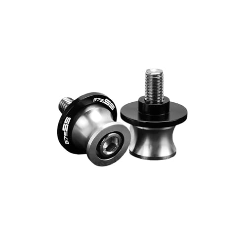 Moto Frame Sliders For CFMOTO 675SS 2024 2025 2026 Swingarm Spools 10MM Motorcycles Accessories Rear Stand Screws Sliders - color: A silver M10