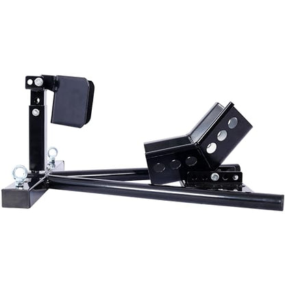 Gecheer Motorcycle Fork Chock Stand for 17"-21" Front Wheels, Steel Construction with Safety Lock for Secure Storage and Transport