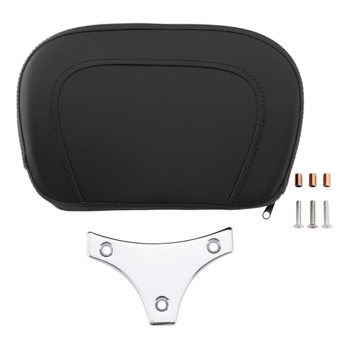 TCMT Detachable Leather Sissy Bar Backrest Pad Bracket Fits For Harley Touring Electra Glide Road King Street Glide Road Glide1997-2025 - color: Style A