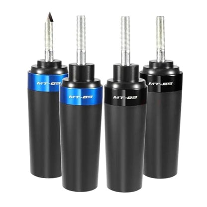 Motorcycle Falling Protection Axle Fork Wheel Crash Sliders for Ya&maha MT-09 FZ-09 MT09 FZ09 MT FZ 09 2014-2016 Frame Slider Anti-Fall Balls - color: Black Frame Slider