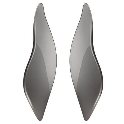 Advanblack Billet Silver Side Wings Air Deflectors, Fairing Side Wing Windshield, Fairing Side Shield, Adjustable Wind Deflectors, Compatible for Harley Touring Street Electra Glide 2014-2023 - color: Billet Silver