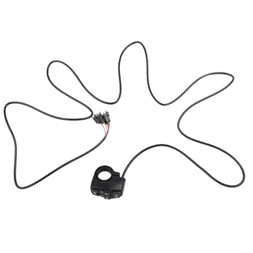 Black Waterproof Motorcycle Handlebar Switch For Turn Signals And For HORN Control, ABS On/Off Button For Most Motorcycles