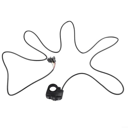 Black Waterproof Motorcycle Handlebar Switch For Turn Signals And For HORN Control, ABS On/Off Button For Most Motorcycles