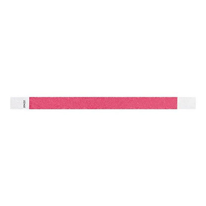 1,000 WristCo Cranberry Tyvek Wristbands for Events - Comfortable Tear Resistant Paper Bracelets ID Wrist Bands for Concerts Festivals Admission Party Identification - color: Cranberry