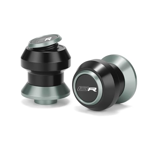 Motorcycle 8MM Swingarm Spools Fit Ninja ZX6R 2009-2023 2024 2025 2026 Motorycle Swingarm Spools Sliders Frame Stand Slider 2026 ZX6R Accessories Gray - color: gray