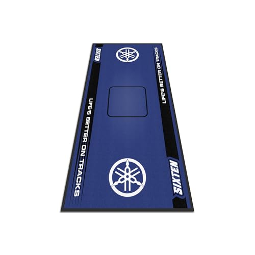 SIXTEN Motorcycle Mat for Yamaha 37,4 × 78,7 in - Environmental Garage & Paddock - Washable, Oil-Absorbing & Eco-Friendly - Protective Mat for Dirt Bike, Enduro & Motocross (Classic) - color: Classic
