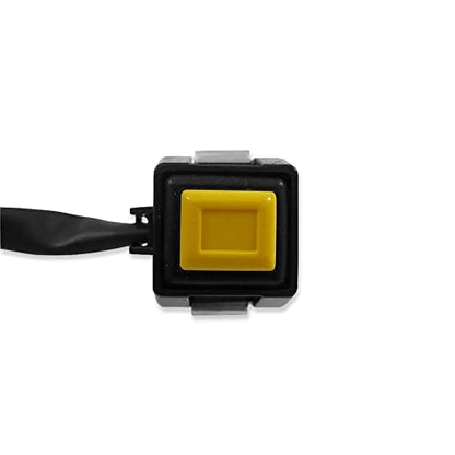 XH1700C-007 Universal Yellow 7/8 Inches Handlebar Starter/Kill Cut Off Stop Switch Push Button Compatible with Motorcycles ATVs Scooters Snowmobiles