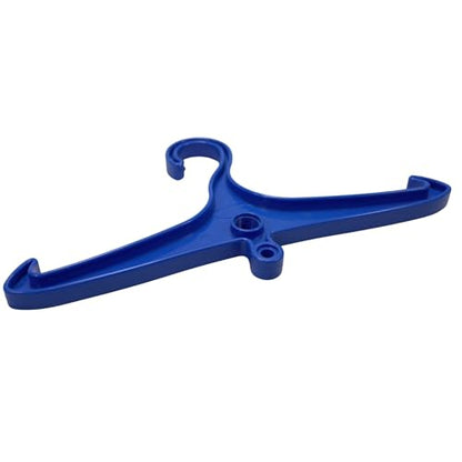 Scuba Choice Wetsuit & Drysuit Hanger – Heavy-Duty Hanger for BCD, Wetsuits & Scuba Gear Storage, Drying & Organization - color: Yellow(wide Shoulder)+blue(anti-slip)