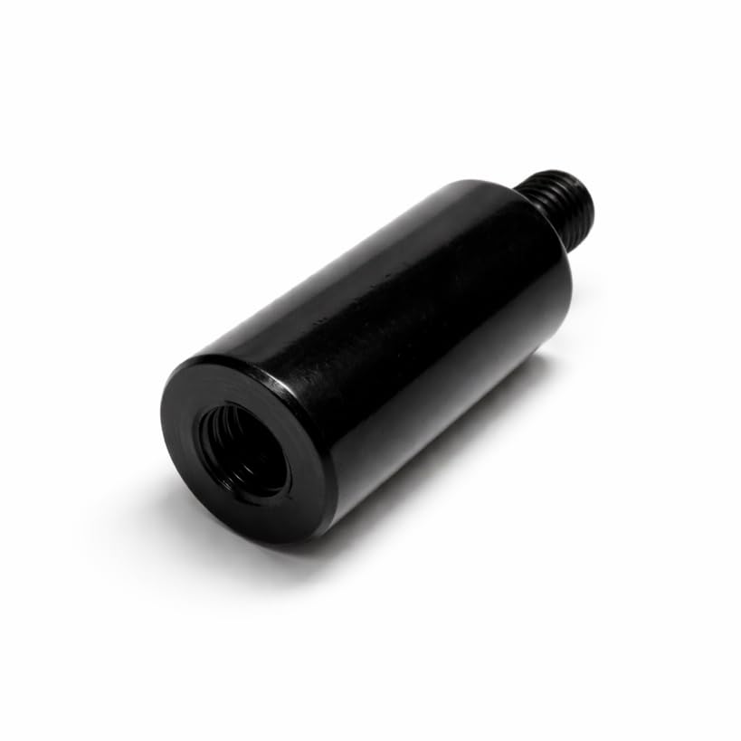 1" Gear Shift Lever Foot Peg Extension Black Compatible with Harley Davidson, Motorcycle Shifter Peg Extender, 304 Stainless Steel Bolt-On Adapter - color: Black, size: 1 inch