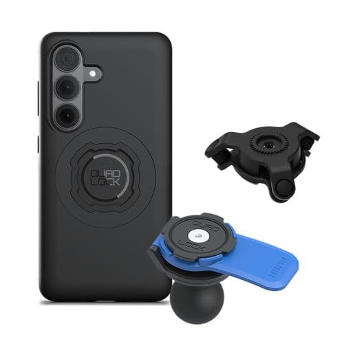 Quad Lock 1" Ball Adaptor for Motorcycle Phone Mount with Vibration Dampener and MAG Phone Case for Galaxy S26 - size: Samsung Galaxy S26