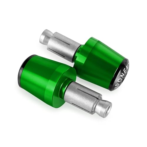 7/8'' Anti-Slip Grip Hand Motorcycle Handlebar Handle Bar Grips End Plugs For HONDA Rebel300 CMX500 CMX300 Rebel CMX 500 300(Green Ends NO LOGO) - color: Green Ends NO LOGO