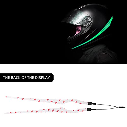 2PCS Motorcycle Helmet Light Kit,3 Mode Ride Signal LED Light Night Riding Signal Helmet Light for Motorcycle Bike Helmet,Green - color: 2pcs Green