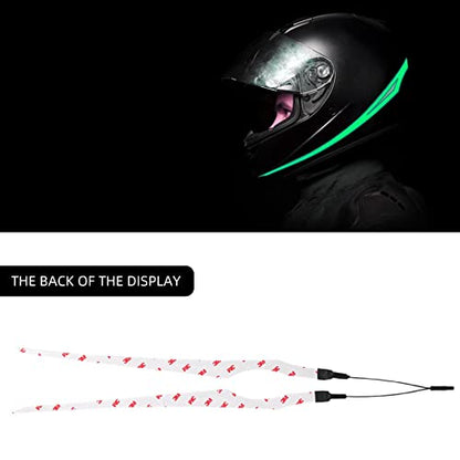 2PCS Motorcycle Helmet Light Kit,3 Mode Ride Signal LED Light Night Riding Signal Helmet Light for Motorcycle Bike Helmet,Green - color: 2pcs Green