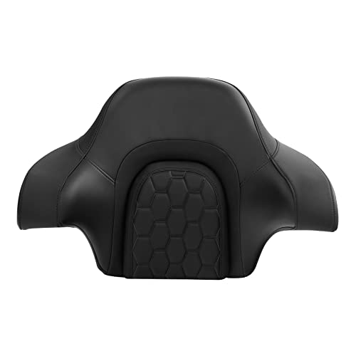 C.C. RIDER Wrap Around King Tour Trunk Backrest fit for Harley Touring Road King Street Glide Road Glide Electra Glide 2014-2024 - color: Passenger Backrest 16#Black
