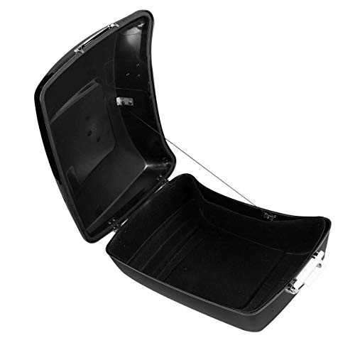 TCMT King Motorcycle Trunk Box Backrest Luggage Rack 2 Up Mounting Rack Fit for Harley 2014-2025 Touring CVO Road King Road Glide Street Glide Electra Glide Pack - color: Style B Chrome 2 Up Rack#2