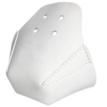 100% Real Cowhide | Toe Cap Guard Protectors | Roller Skate Derby Speed 1 Pair(White) - color: White