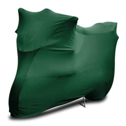 WinPower Indoor Motorcycle Cover, Soft Stretch Breathable Dustproof Scratch Protection Elastic Powersports Vehicle Covers, 116inches - size: 3XL(116 x 43 x 55 inches)