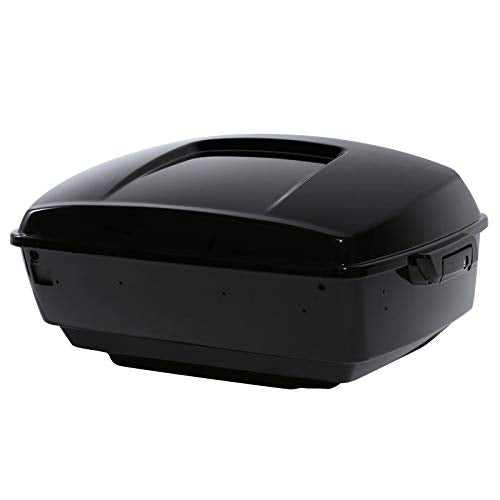 TCMT King Pack Black Lacthes Trunk Backrest Luggage Rack Taillight Rear Speakers Fit for Harley 2014-2025 Touring CVO Road King Road Glide Street Glide Electra Glide Pack - color: Set H