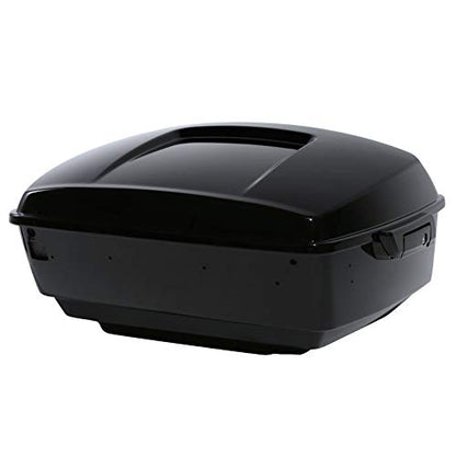 TCMT King Pack Black Lacthes Trunk Backrest Luggage Rack Taillight Rear Speakers Fit for Harley 2014-2025 Touring CVO Road King Road Glide Street Glide Electra Glide Pack - color: Set H
