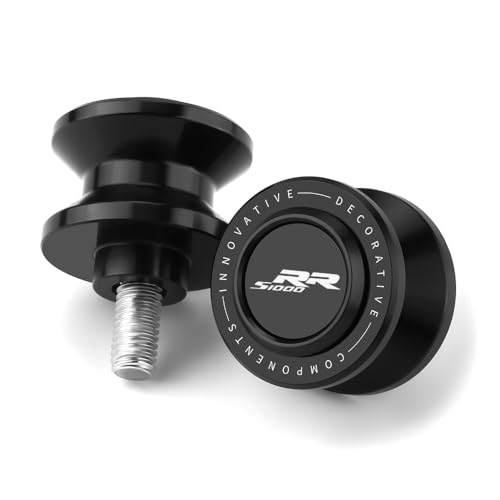 Motorcycle M8 Swingarm Spools Slider Compatible With BMW S1000RR 2009-2020 2021 2022 2023 2024 2025 | Swing Arm Stand Screws Bobbins S 1000RR 1000 RR S1KRR Accessories (black-2) - color: black-2