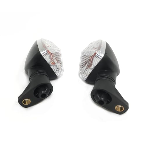 2Pcs Motorcycle Turn Signal Light Front Or Rear Indicator Compatible With Triumph Tiger 800/XC Tiger 1050 Daytona 675/R 2009-2018 (Long handle and Clear) - color: Long handle and Clear