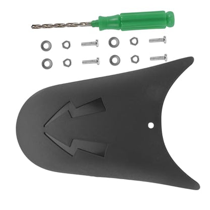 PartyKindom Motorcycle Front Mudguard Extended Protects against Water and Mud Splashes for Electric Motorcycles Easy Installation Accessories Included