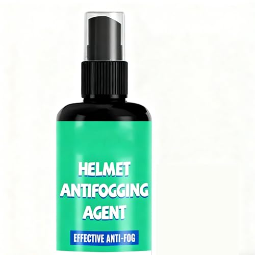 Anti Fog Spray for Helmet, Removal Formula, 100ml, Lens Cleaner Streak-Free Coating, Portable Helmet Cleaner, Outdoor Safety, for Goggles Football Sports