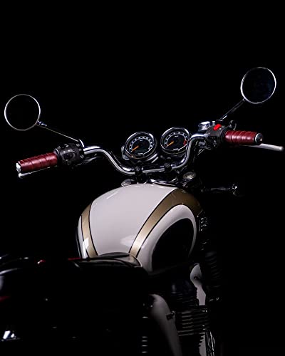 Trip Machine Company Motorcycle Handlebar Leather Grip Wrap Covers – Universal Throttle Grip Covers with Double Sided Tape – Anti-Slip Bike Handle Accessories - color: Cherry Red