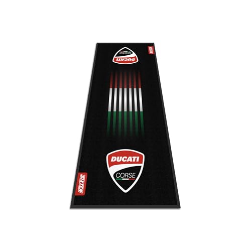 SIXTEN Motorcycle Mat for Ducati 94.5 x 37.4 in - Environmental Garage & Paddock - Washable, Oil-Absorbing & Eco-Friendly - XL Protective Mat for Dirt Bike, Enduro & Motocross (Origine) - color: Origine