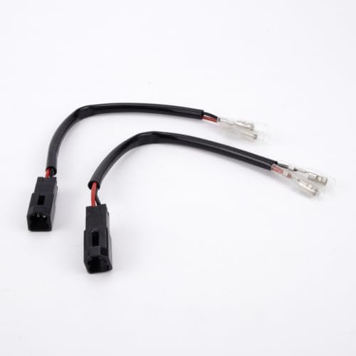 Aharon Motorcycle 12V Cable Wire Extension/Adapter for LED Turn Signal Lights | Compatible with Ducati Motorcycles | Bike Indicator Blinkers | Waterproof Indicator Light Connector Plug - color: Ducati