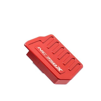 Motorcycle Rear Foot Brake Lever Pedal Enlarge Extension Peg Pad Extender for H&ONDA NC750S NC750X NC 750 S/X 2014-2023(Red) - color: Red
